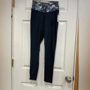 NWT Obermeyer XS Anni Sport Tights XS 75wt Baselayer Black Pattern Leggings